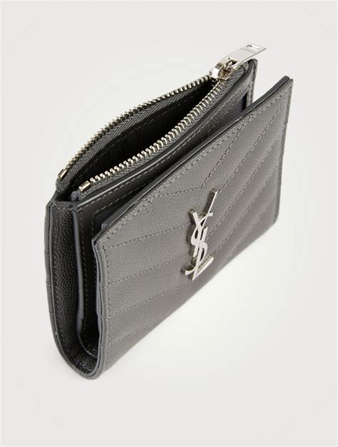 ysl ladies card holder|YSL zipped card holder.